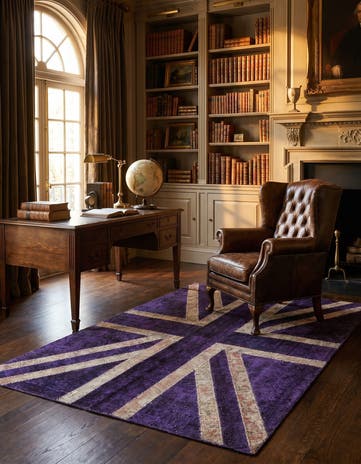4' 8 x 6' 6 Hand Knotted Ultra Vintage Persian Wool Rug