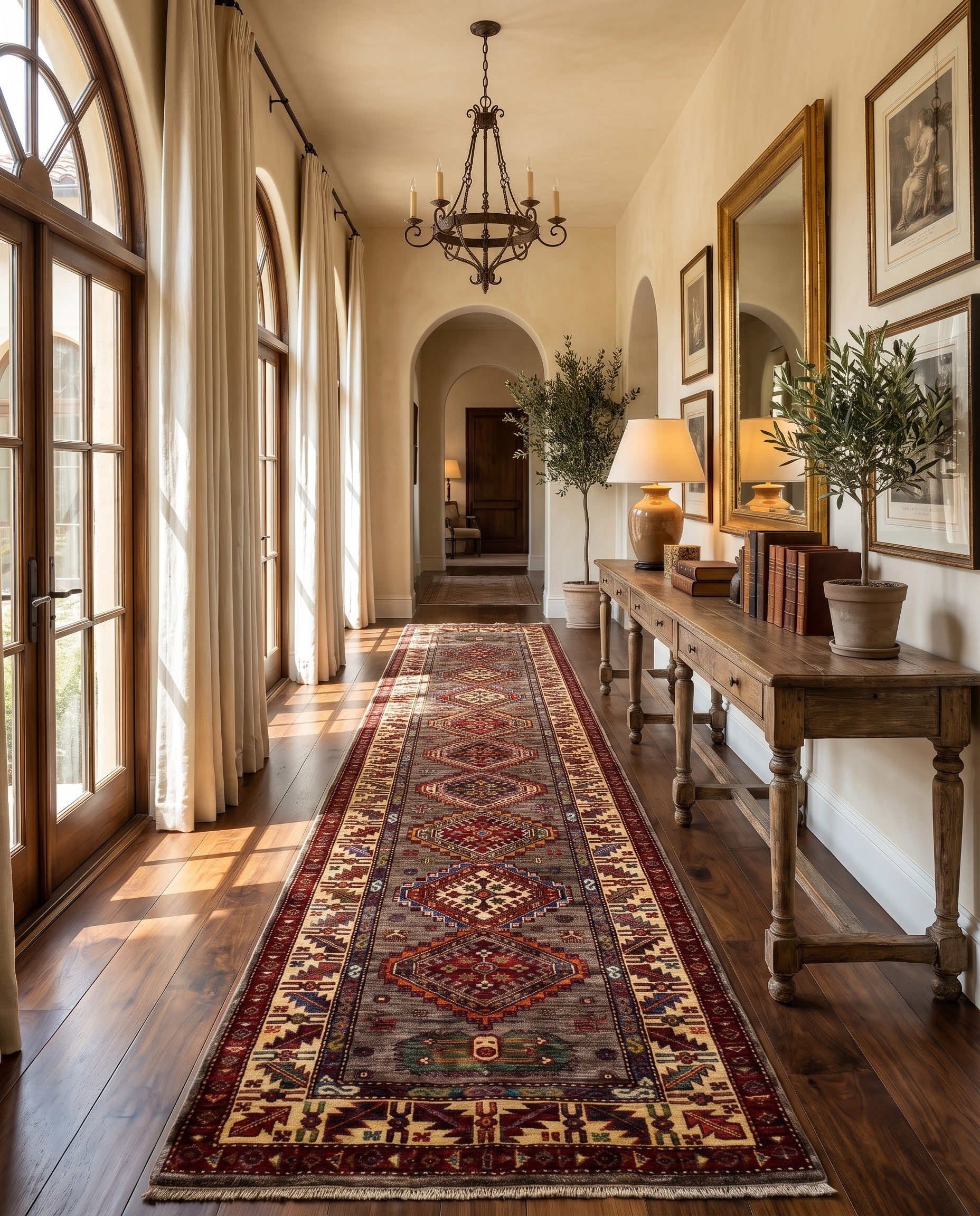 2' 9 x 10' 6 Hand Knotted Kazak Runner Rug