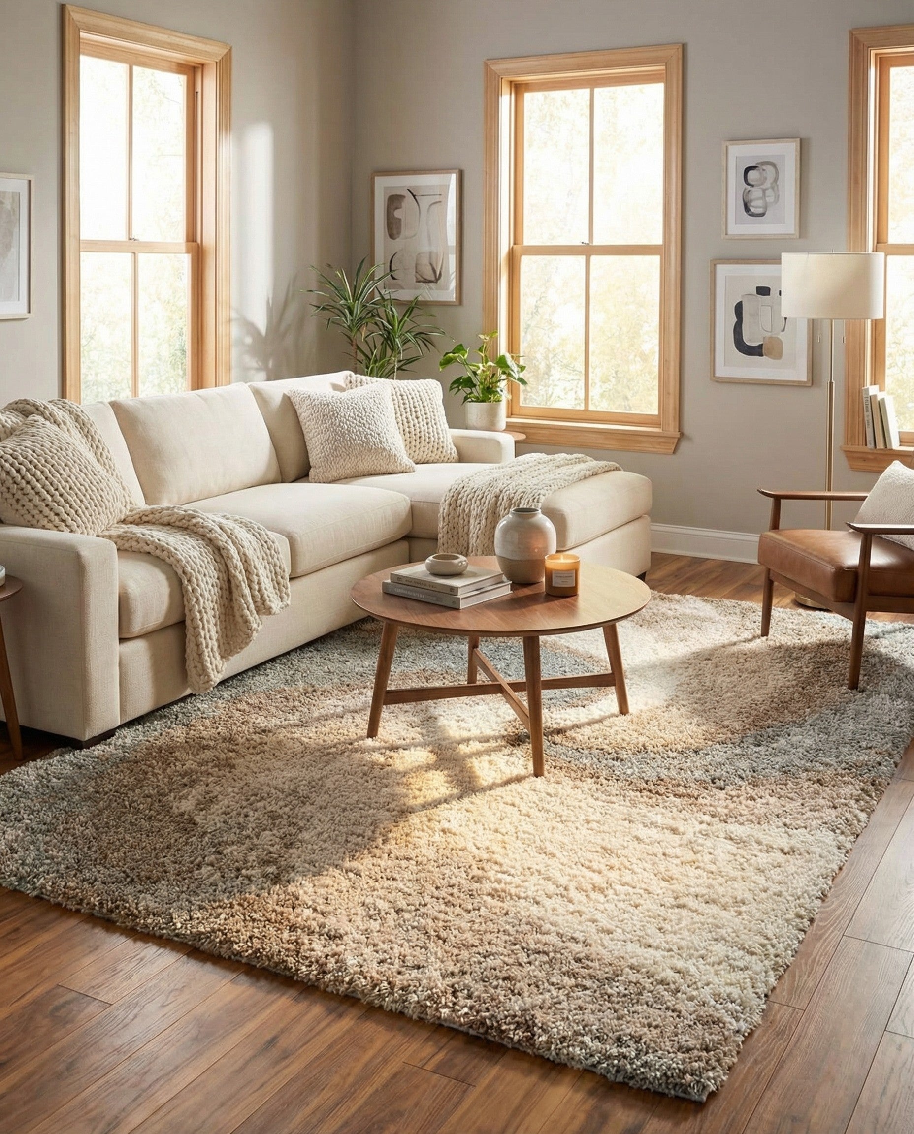 7' x 10' Soft Touch Shag Rug