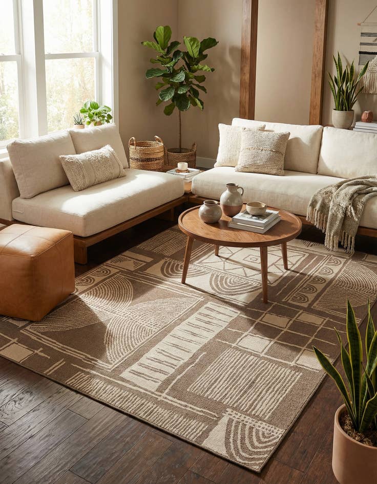 Detail image of 5' 3 x 7' 8 Safari Rug