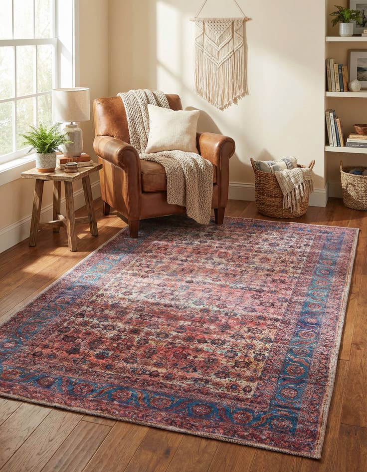 Detail image of 4' x 6' Washable Maahru Rug