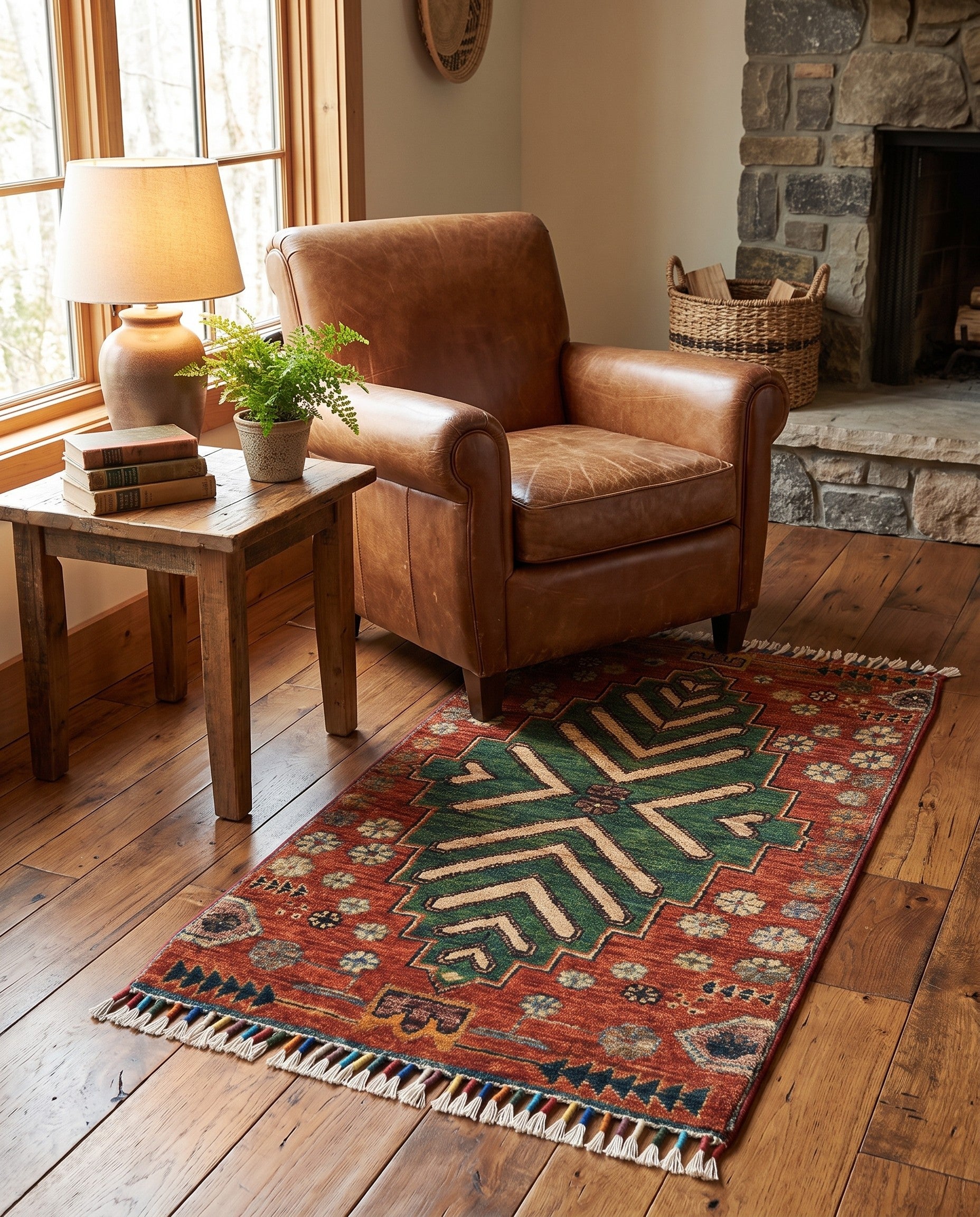 1' 9 x 3' 2 Hand Knotted Ariana Ziegler Rug