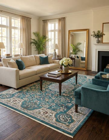 10' x 13' Nain Design Rug