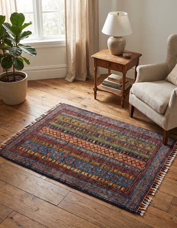 1' 10 x 3' 3 Hand Knotted Ariana Ziegler Rug
