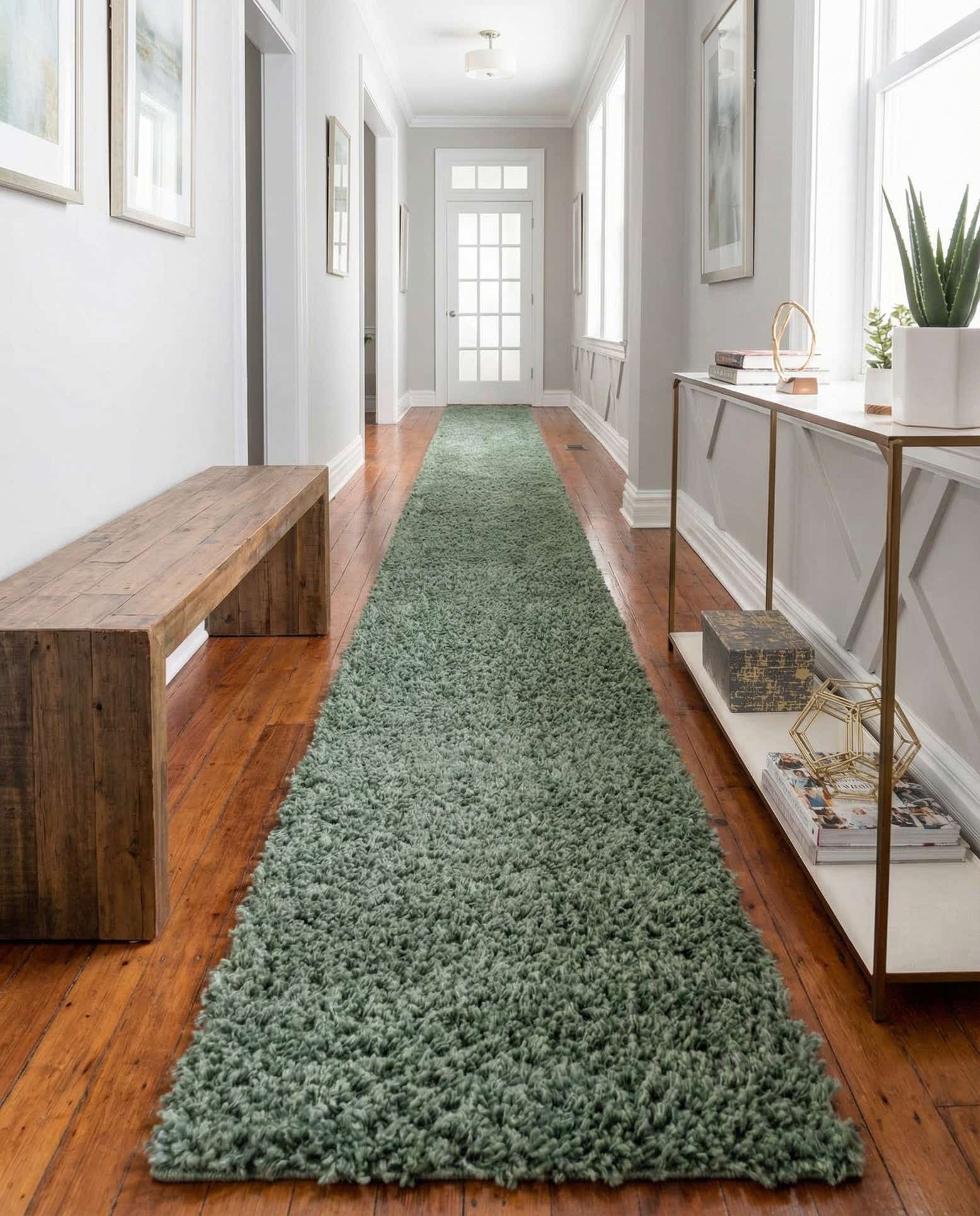 2' 7 x 20' Zermatt Shag Runner Rug