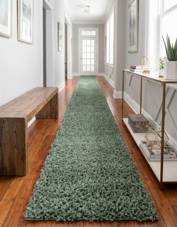 2' 7 x 20' Zermatt Shag Runner Rug