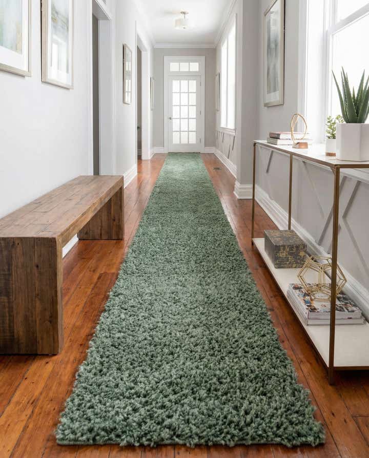 2' 7 x 20' Zermatt Shag Runner Rug