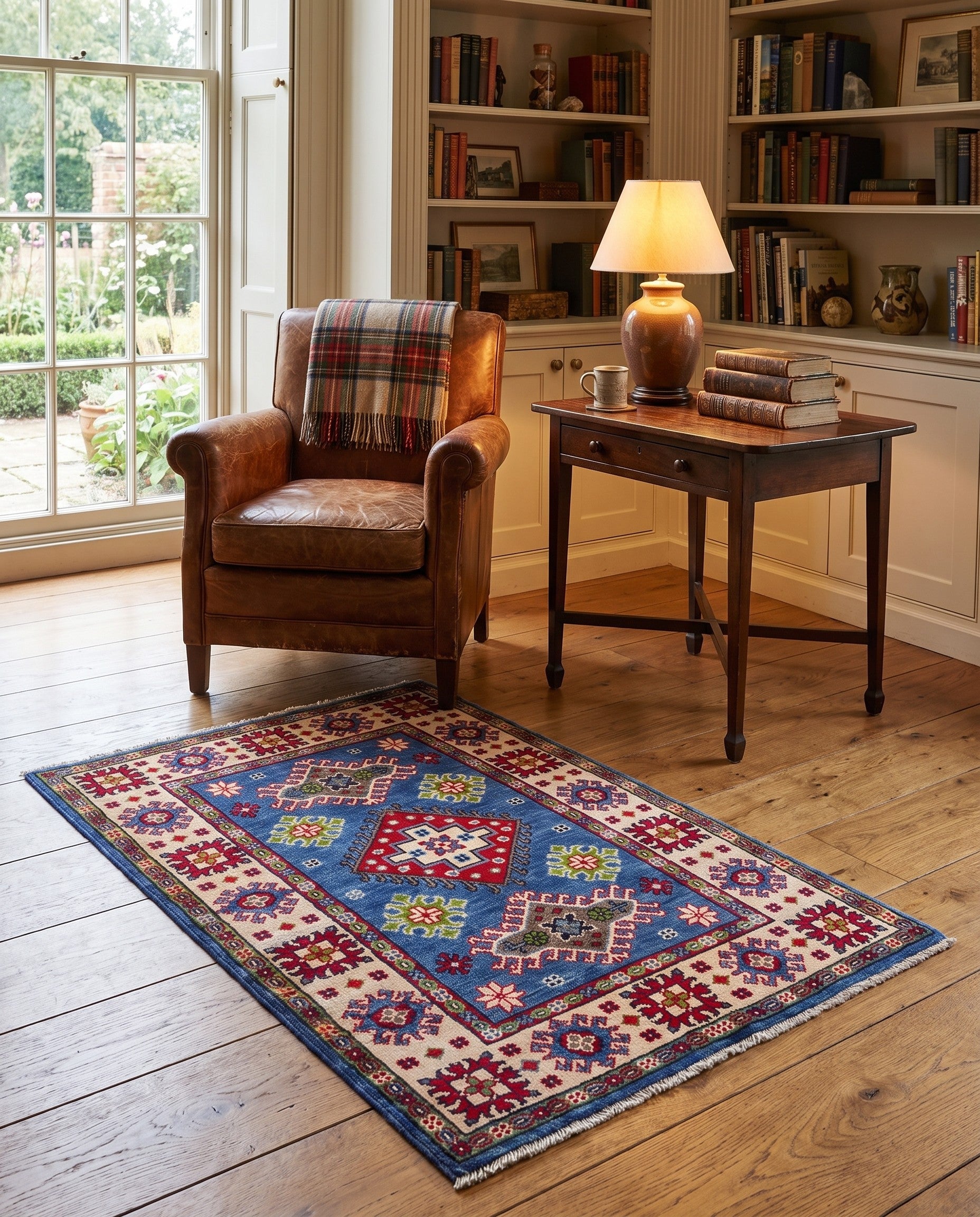 2' 8 x 3' 10 Hand Knotted Kazak Rug