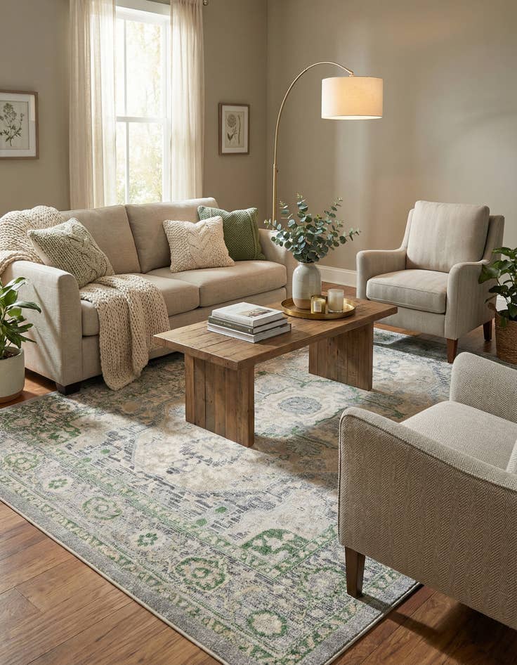 Detail image of 8' x 10' Madeline Vintage Rug