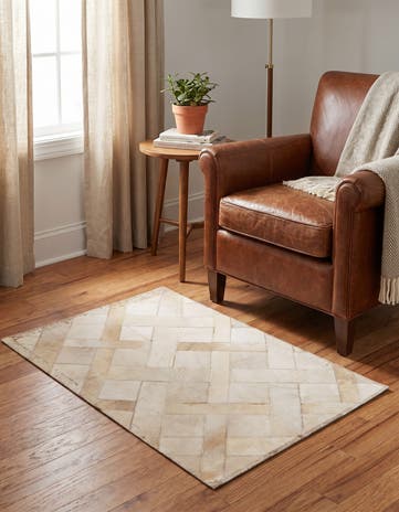 2' x 3' 1 Cowhide Rug