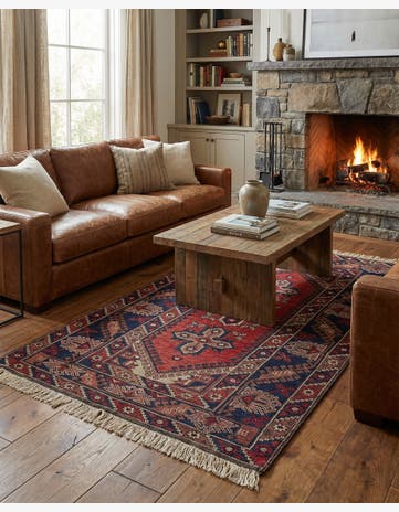 4' x 6' 3 Hand Knotted Anatolian Wool Rug