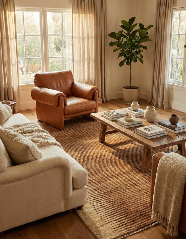 Detail image of 4' 4 x 7' 1 Juma Wool Rug