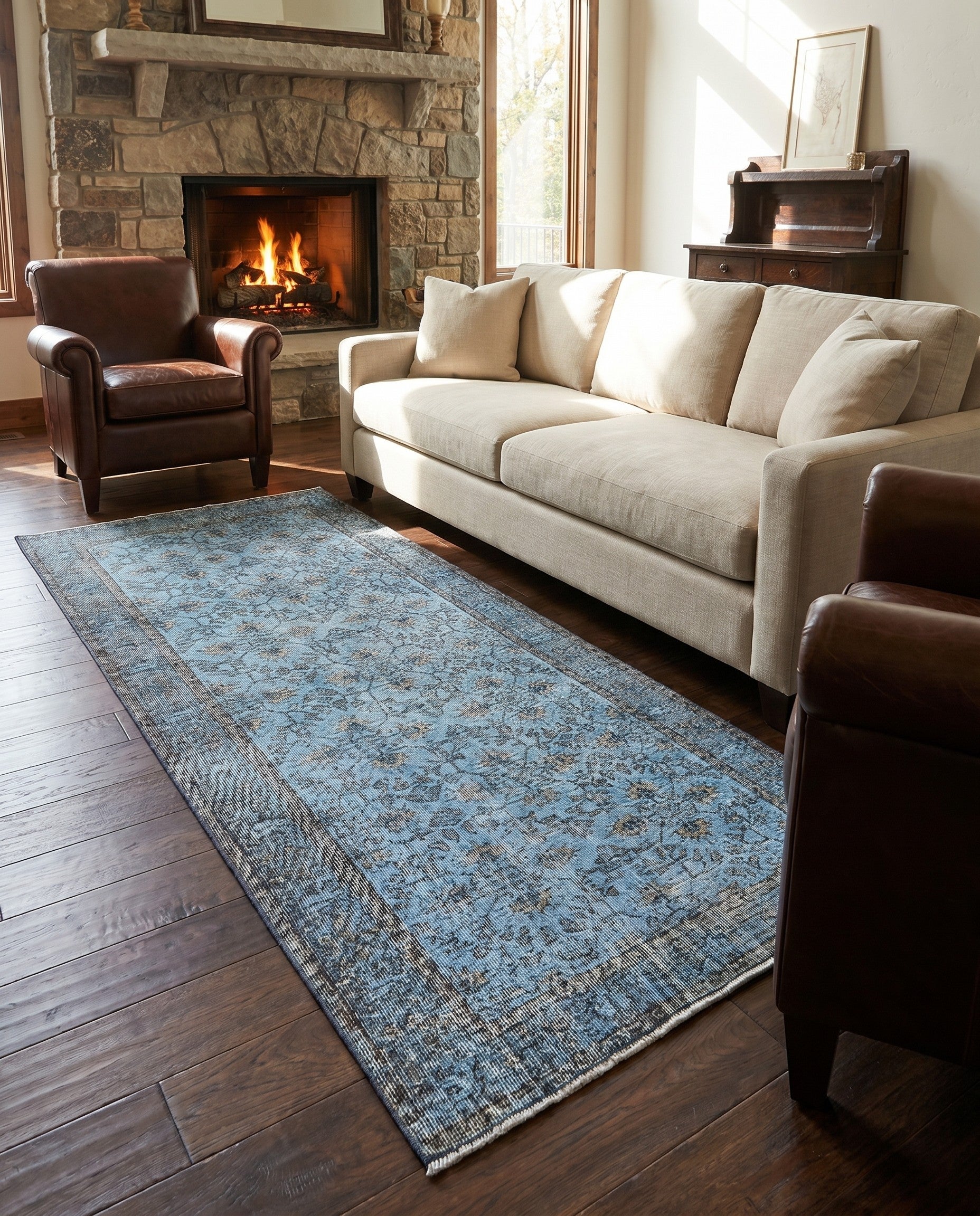4' 8 x 8' 7 Ultra Vintage Wool Rug