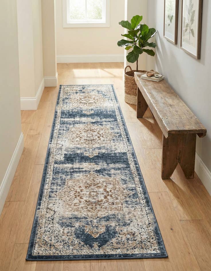 Detail image of 2' x 9' Villa Runner Rug