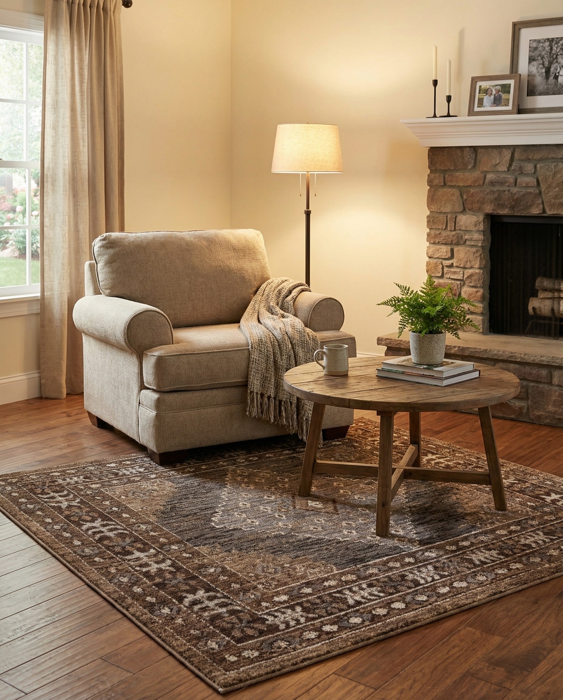 5' x 5' Grand Tradition Square Rug