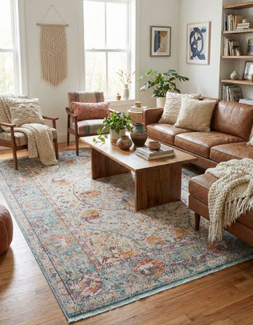 Light Blue Santiago Rug