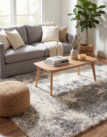 5' 3 x 8' Soft Touch Shag Rug