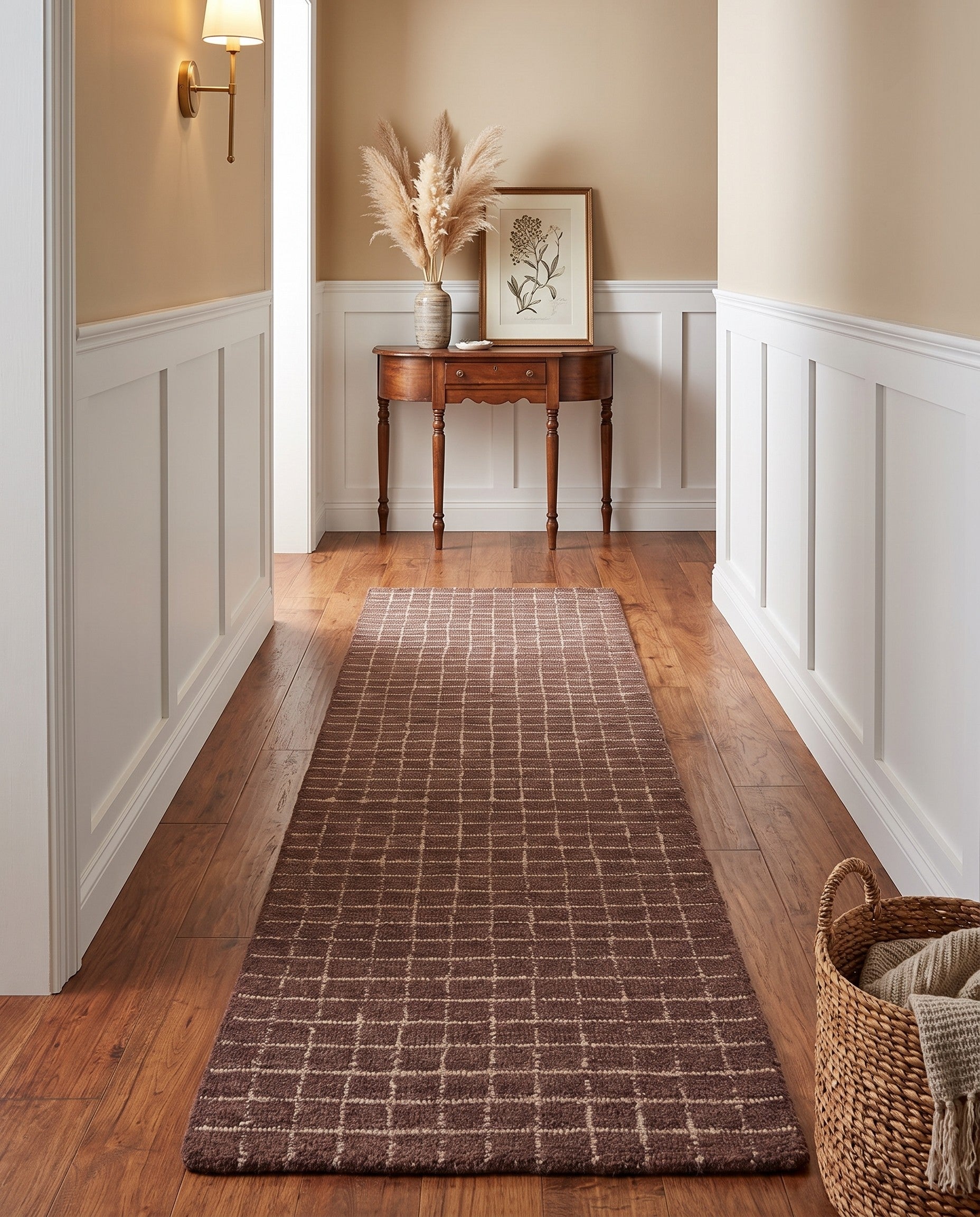 2' x 8' Heritage Line Wool Runner Rug