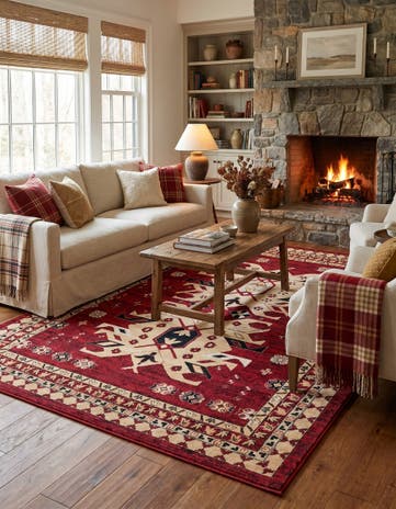 7' 10 x 10' Heris Rug