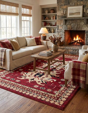 7' 10 x 10' Heris Rug