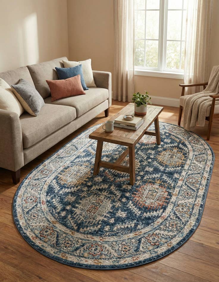 Detail image of 5' 3 x 8' Nyla Oval Rug