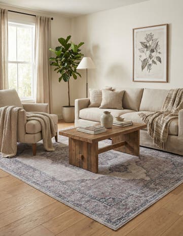 5' 3 x 8' Washable Mangata Rug