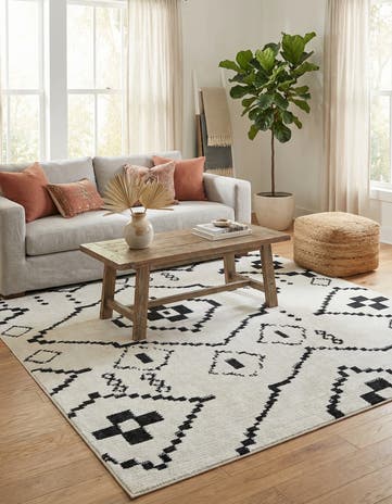 Ivory Morocco Rug