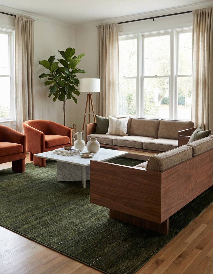 Detail image of 10' x 10' Finsbury Square Rug