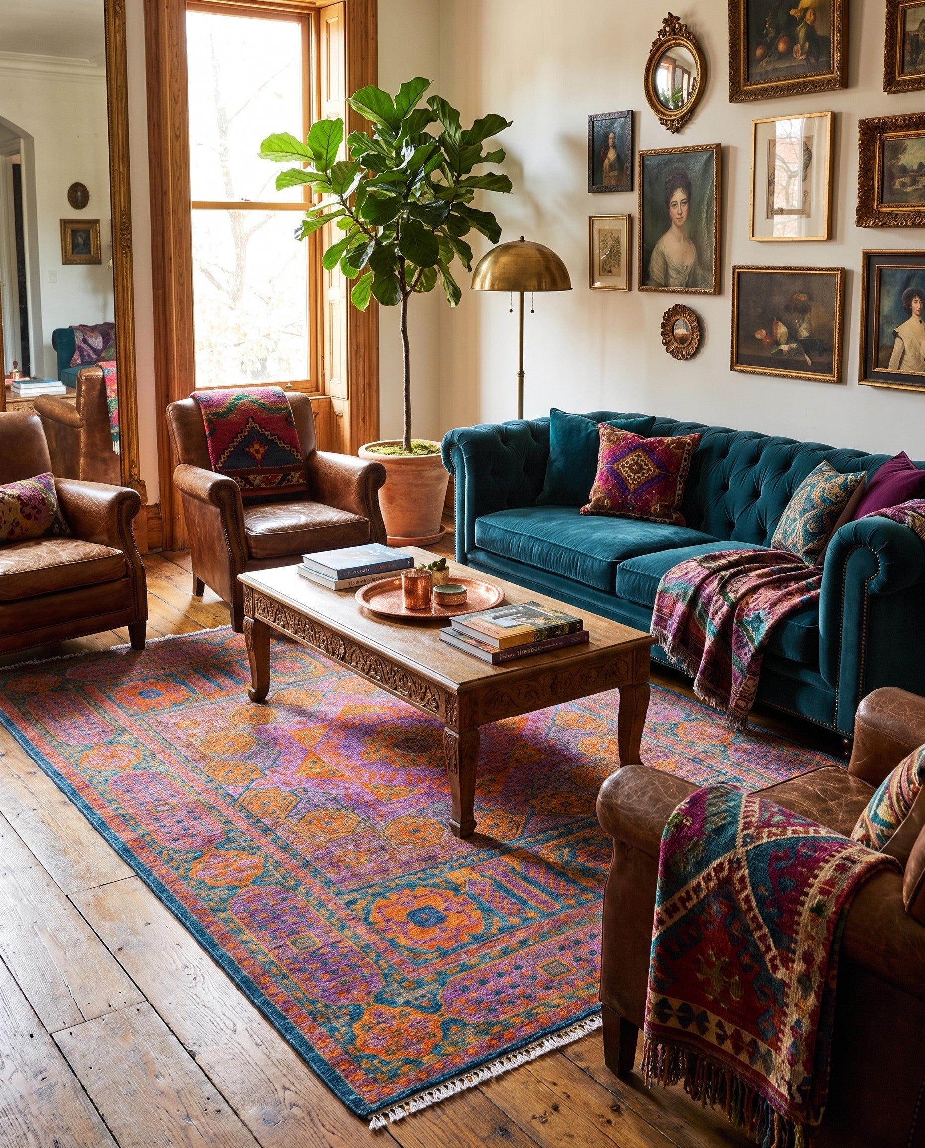 5' 7 x 8' 2 Hand Knotted Ariana Ziegler Rug