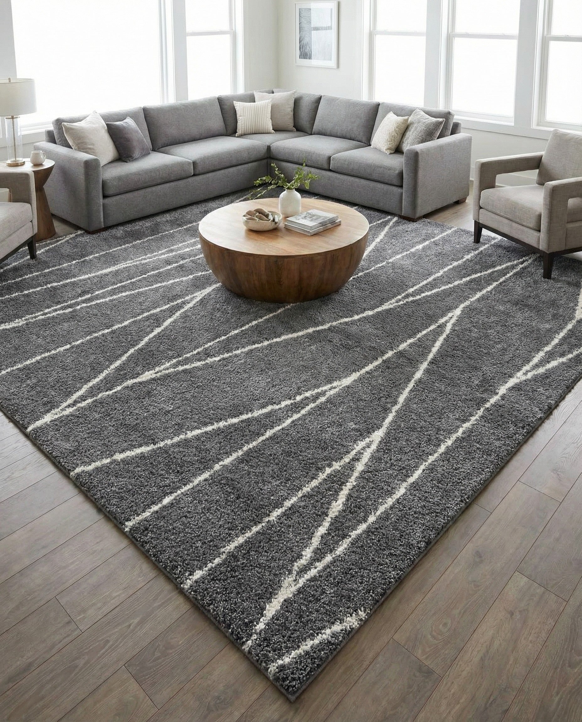 10' x 10' Serenity Shag Square Rug