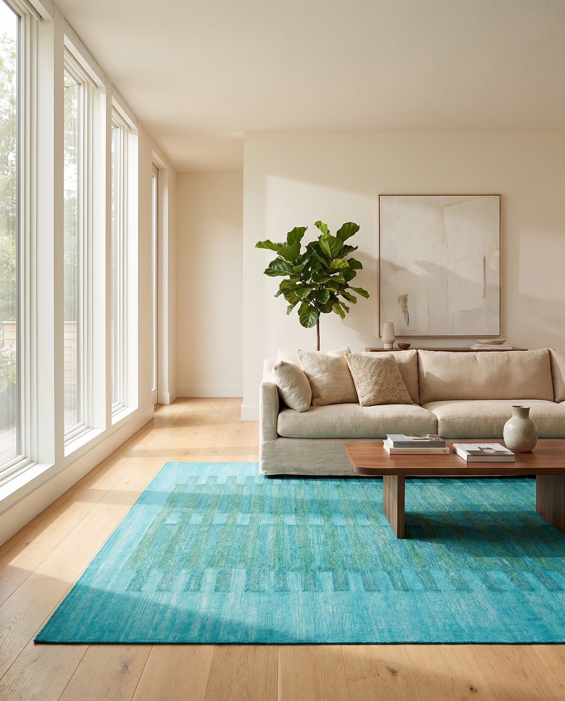 8' 2 x 10' 10 Hand Woven Kilim Modern Wool Rug