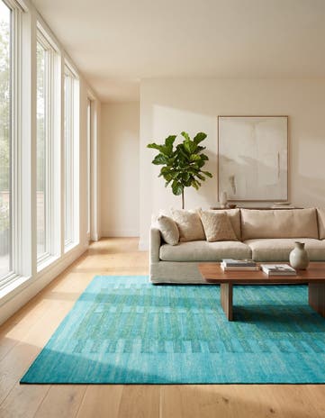 8' 2 x 10' 10 Hand Woven Kilim Modern Wool Rug