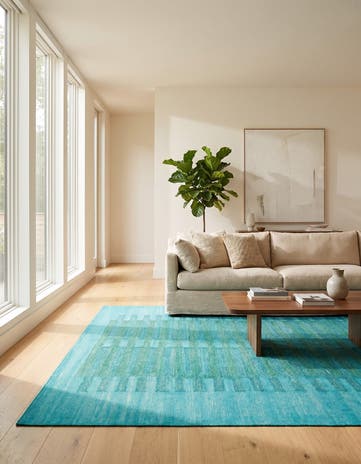 8' 2 x 10' 10 Hand Woven Kilim Modern Wool Rug