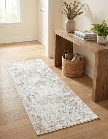Ivory Abbey Runner Rug