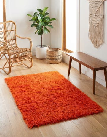 3' 2 x 5' 3 Hand Knotted Moroccan Wool Rug