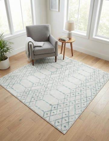 5' 3 x 5' 3 Paxon Trellis Square Rug