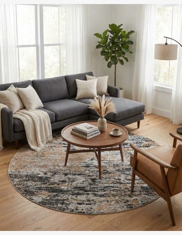 7' 10 x 7' 10 Leipzig Round Rug