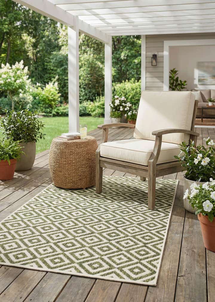 3' x 5' 3 Easy-Clean Jill Zarin Costa Rica Indoor / Outdoor Rug