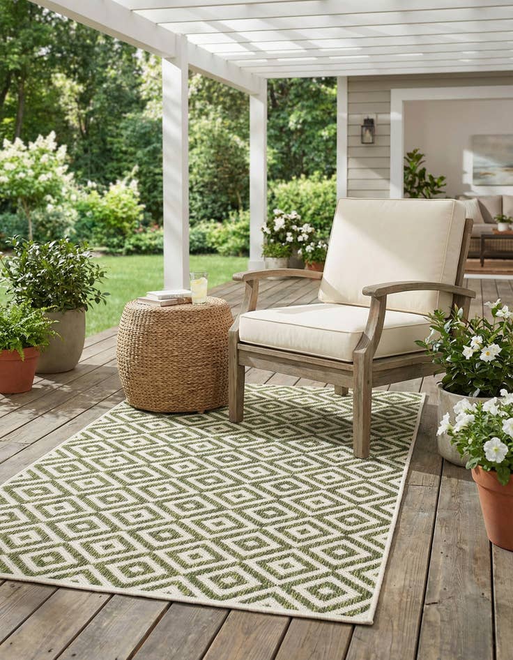 Detail image of 3' x 5' 3 Easy-Clean Jill Zarin Costa Rica Indoor / Outdoor Rug