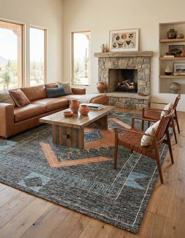 9' x 12' Hand Woven Kilim Wool Rug
