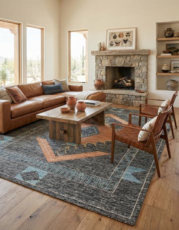 9' x 12' Hand Woven Kilim Wool Rug
