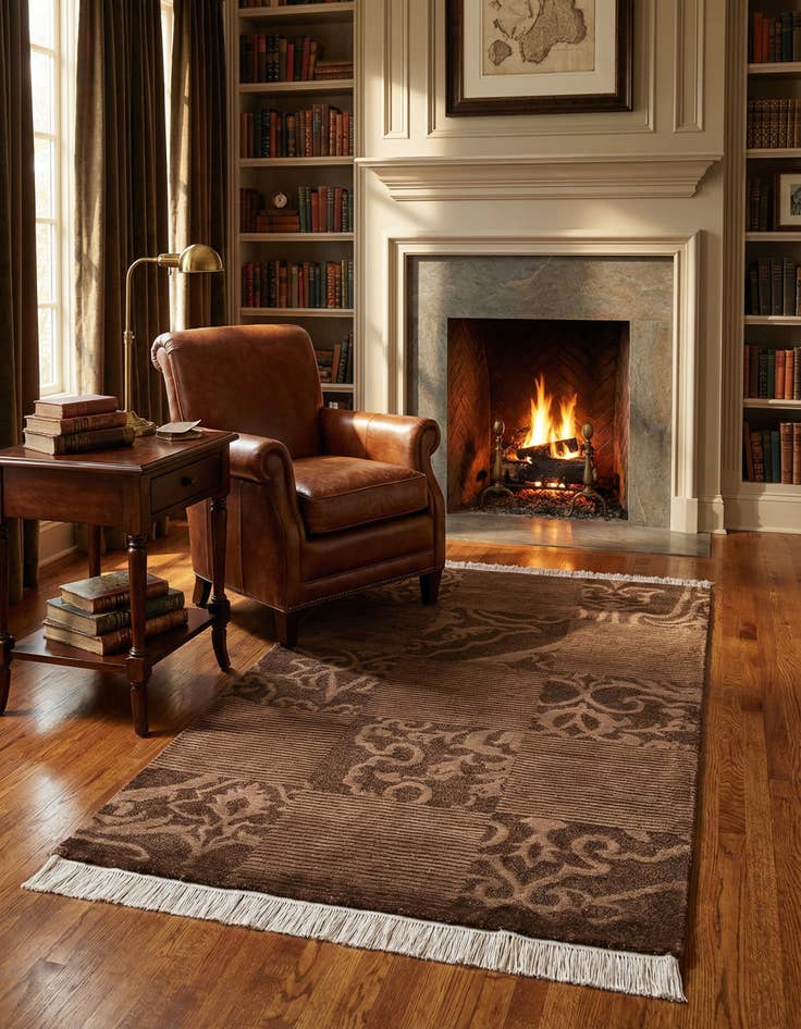 Detail image of 2' 9 x 5' 1 Hand Knotted Darya Wool Rug