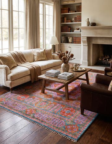 5' 9 x 8' 9 Hand Knotted Ariana Ziegler Rug