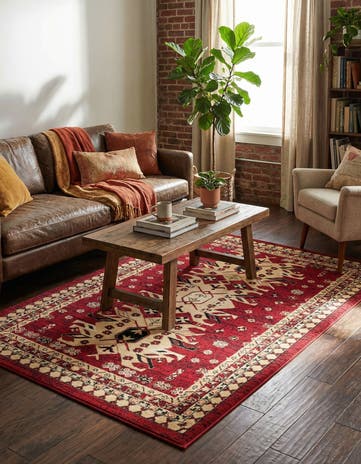 5' 3 x 8' Heris Rug