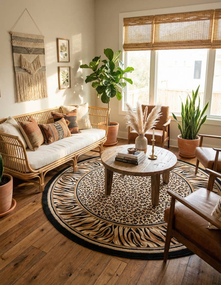 Detail image of 7' 10 x 7' 10 Savannah Round Rug