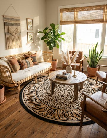 7' 10 x 7' 10 Savannah Round Rug
