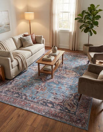 9' 2 x 12' Washable Maahru Rug