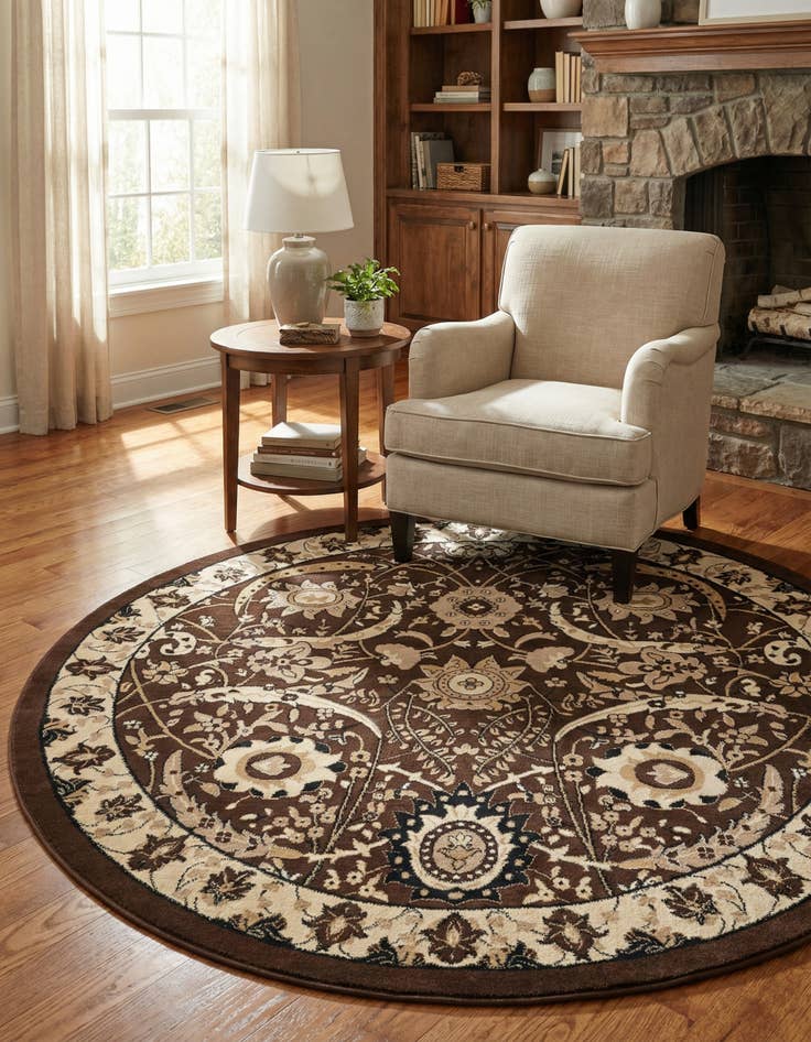 Detail image of  7' 10 x 7' 10 Neda Round Rug