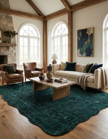 9' 5 x 12' 3 Hand Knotted Ultra Vintage Persian Wool Rug