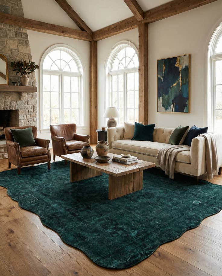 Detail image of 9' 5 x 12' 3 Hand Knotted Ultra Vintage Persian Wool Rug